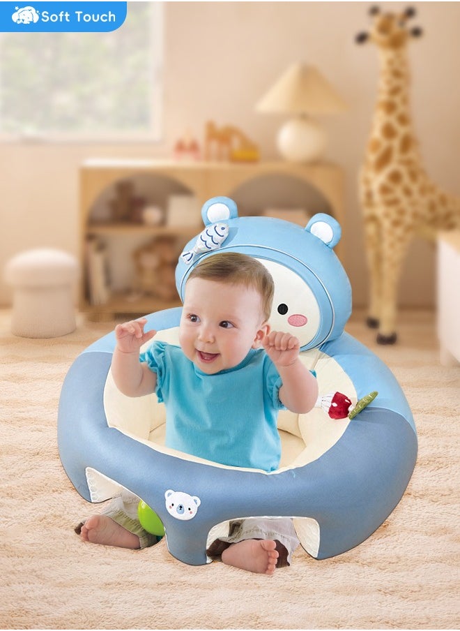 Soft Touch - Baby Sitting Support Seat Sofa Infant Learning Chair with Head Protect Learning to Sit Chair Baby Chair Sit Me Up Infant Seats for Sitting Up Keep Sitting Posture for 6 to 24 Months - Image 1