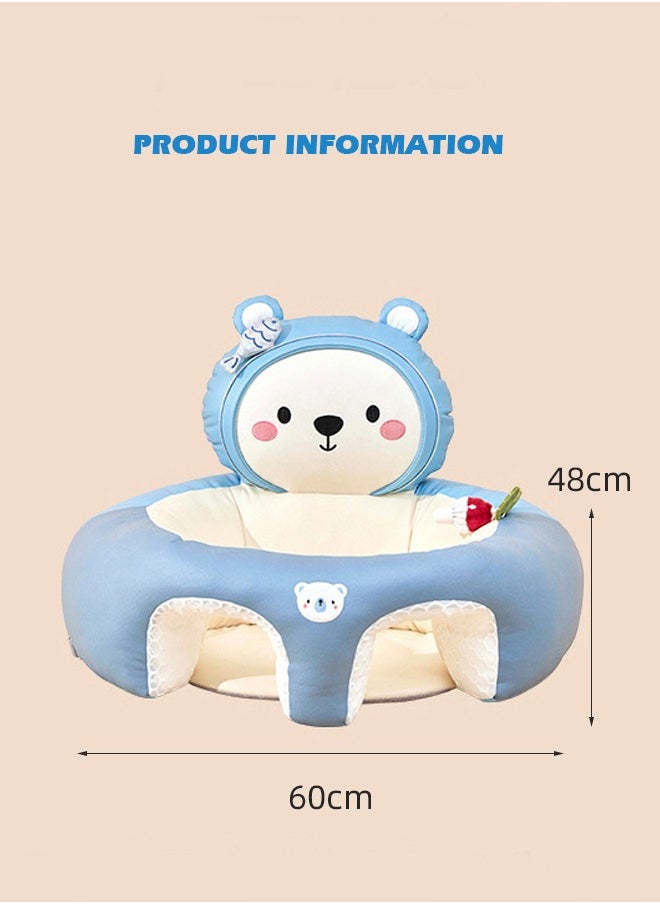 Soft Touch - Baby Sitting Support Seat Sofa Infant Learning Chair with Head Protect Learning to Sit Chair Baby Chair Sit Me Up Infant Seats for Sitting Up Keep Sitting Posture for 6 to 24 Months - Image 1