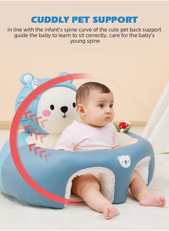 Soft Touch - Baby Sitting Support Seat Sofa Infant Learning Chair with Head Protect Learning to Sit Chair Baby Chair Sit Me Up Infant Seats for Sitting Up Keep Sitting Posture for 6 to 24 Months - Image 1