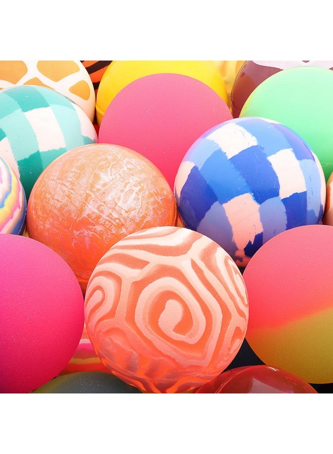Entervending Large Bouncy Balls Assorted Pack 8 psc 1.77 inch 45 mm - Super Ball for Toddlers and Adults Party Favors Pinata Filler Goodie Bags Stuffers for Kids - Treasure Box Toys for Classroom Carnival Prizesf - Image 1