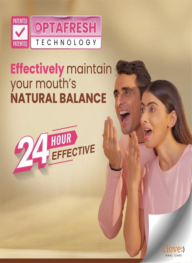 Clove Ultimate Toothpaste, Patented Optafresh Technology, 24-Hour Active Freshness & Bad Breath Control, Cavity Protection & Healthy Gums,Safe formula, Mint, Pack of 2 (100g) - Image 5
