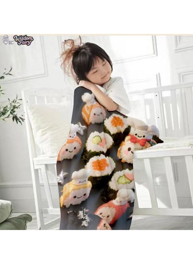 عام Wisdom Fairy (أحدث) بطانية رقيقة من الفانيلا (دافئة ومريحة، ومناسبة للنوم، واستخدام اللعبة، وإزالة الغبار والرمل) 150 سم * 200 سم - 17 - Image 1