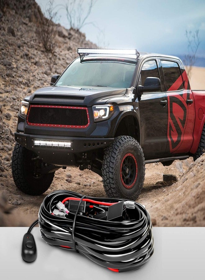 Nilight ZH411-A 12Inch 12 Inch 300W Triple Row Flood Spot Combo 30000LM Led Off Road Lights for Trucks with 16AWG Wiring Harness Kit,2 Years Warranty - Image 5