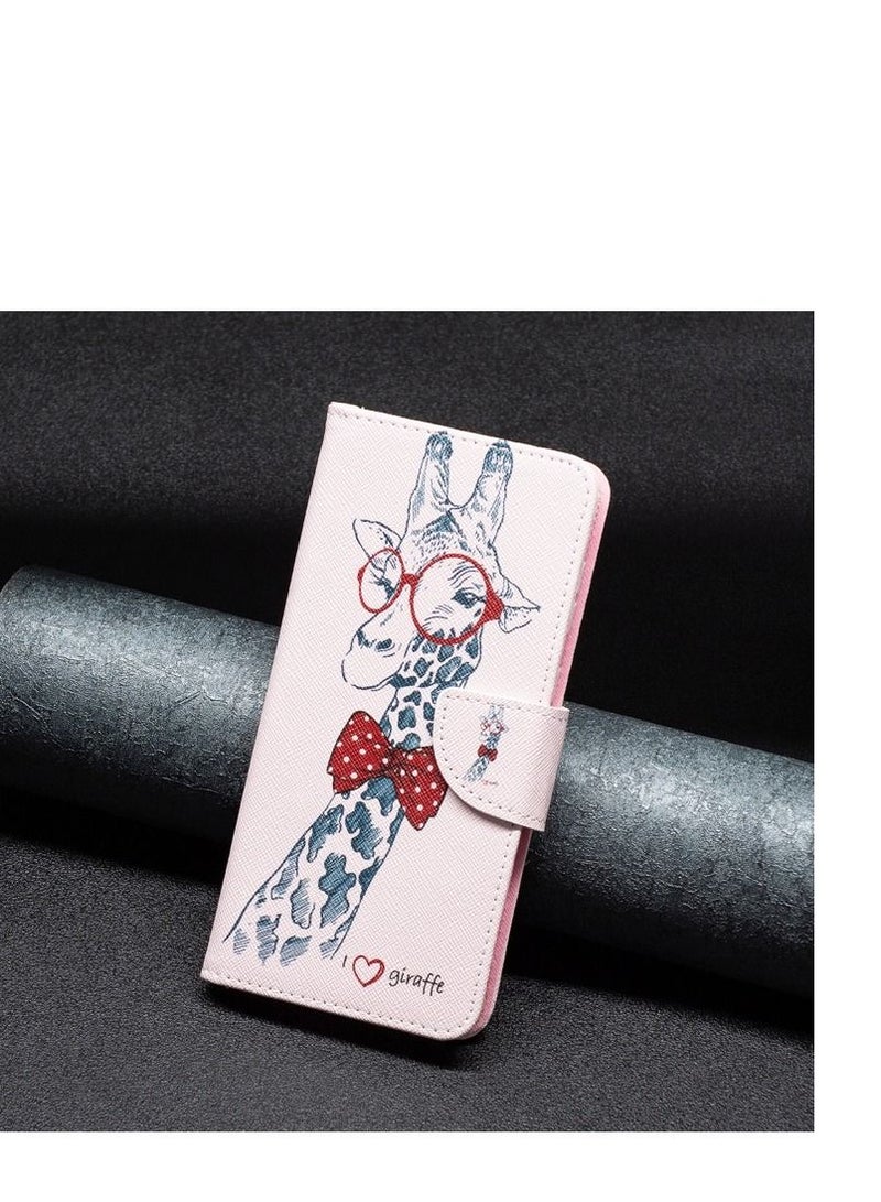 جراب هاتف Oppo Realme C35 جلد بنمط رسم ملون