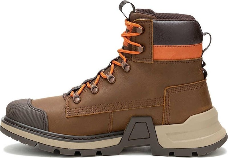 CAT Colorado Expedition Wp Waterproof Coffee Crisp Leather Men's Boots Shoes V1  - Image 3