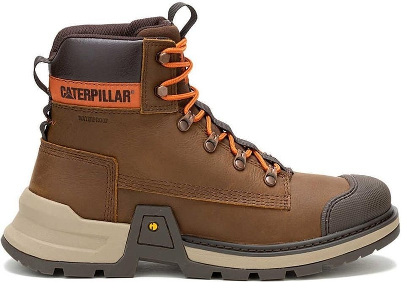 CAT Colorado Expedition Wp Waterproof Coffee Crisp Leather Men's Boots Shoes V1  - Image 1