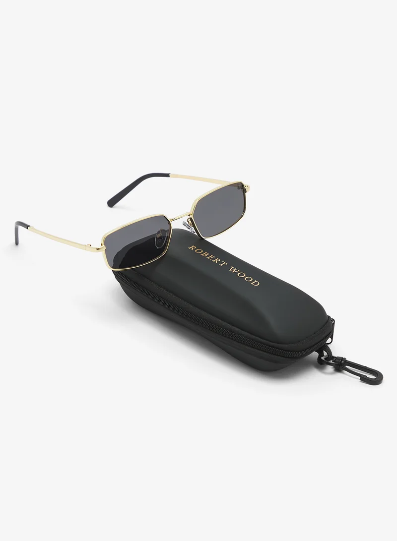Robert Wood  Rectangle Retro Sunglasses for Men | Best Price UAE