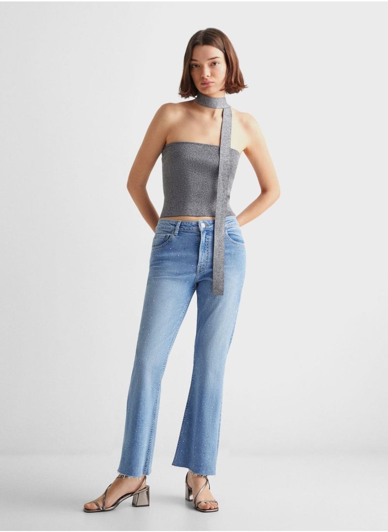 MANGO - Youth Shiny Bandeau Top - Image 1