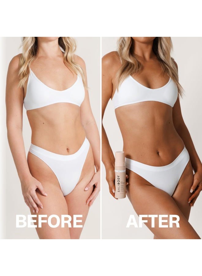 Bali Body Self Tanner Mousse Dark – Sunless Tanning Foam for Body | Natural, Streak-Free, Fake Tan | Vegan, Cruelty-Free, Organic Self Tan Mousse for All Skin Types (200ml/6.7 fl oz) - Image 2