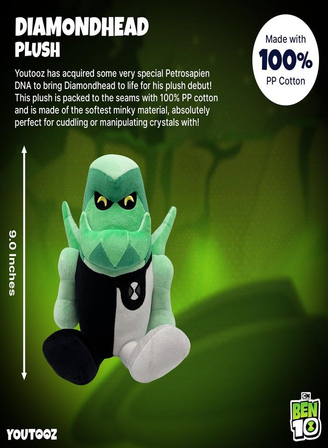 Youtooz Diamondhead Plush 9 Inch, Ben 10 Collectible Stuffed Character Plush, Cartoon Gaming Plush for Fans and Collectors - Image 5