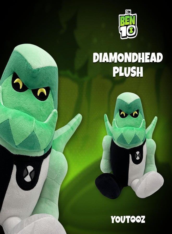 Youtooz Diamondhead Plush 9 Inch, Ben 10 Collectible Stuffed Character Plush, Cartoon Gaming Plush for Fans and Collectors - Image 2