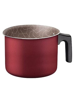 erorex 16cm 2.7L Red Aluminum Multipurpose Boiler with Interior and Exterior Starflon Max Red PFOA Free Nonstick Coating  - Image 1