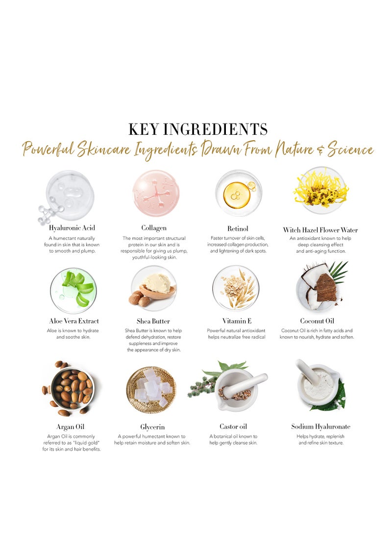 RA ROSA ACCA Facial Skin Care Set, Gifts for Women, 28pcs Skin Care Set includes Face Cream,Bath Oil,Scented Candle. Body & Facial Kit for Women, Birthday Gifts for Women Mother's Day Gift - Image 2