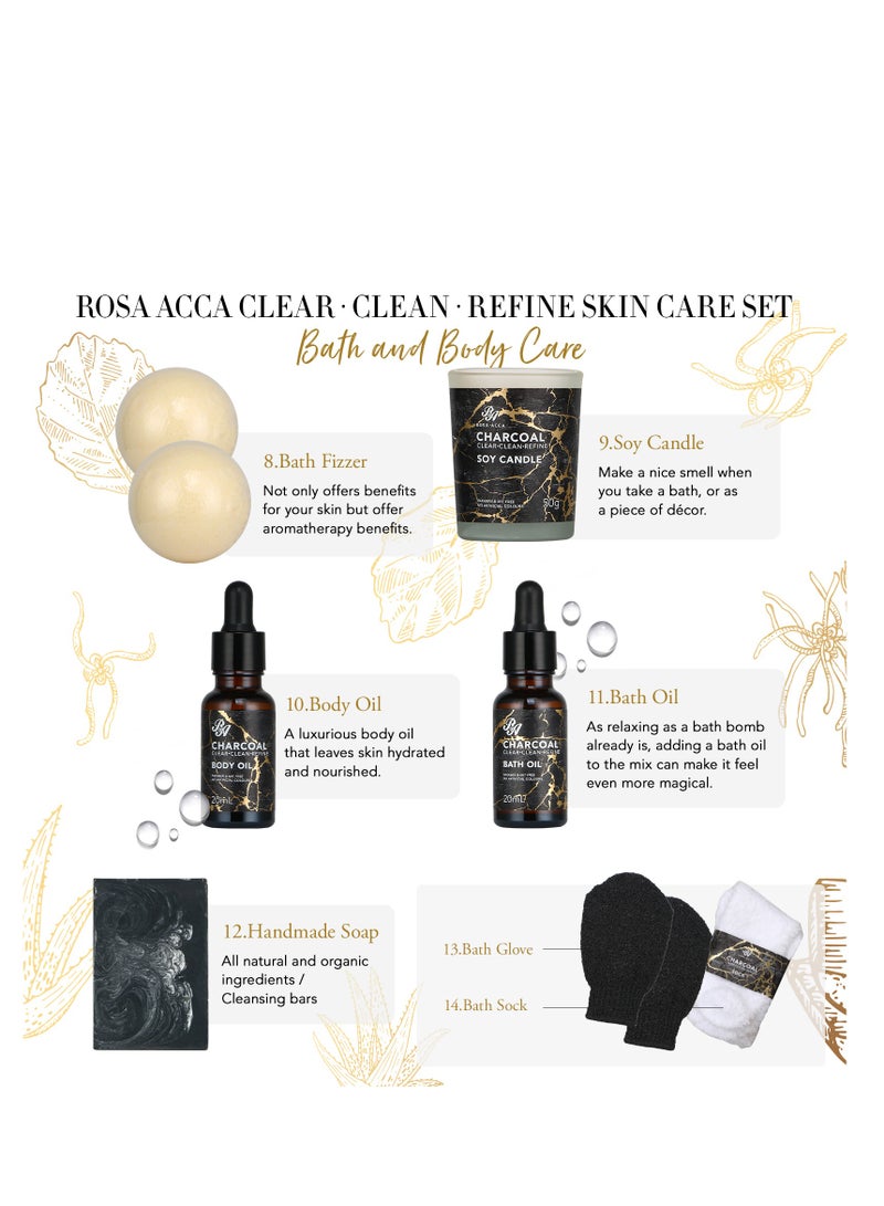 RA ROSA ACCA Facial Skin Care Set, Gifts for Women, 28pcs Skin Care Set includes Face Cream,Bath Oil,Scented Candle. Body & Facial Kit for Women, Birthday Gifts for Women Mother's Day Gift - Image 4