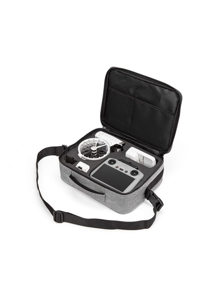 Suitable For DJI Dajiang Flip Shoulder Storage Bag Crossbody Bag Protective Box FLIP Outdoor Accessories Crossbody Bag-Color:Gray-Size:33/26/7cm  - Image 4