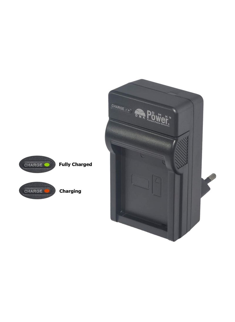 DMK Power EN-EL8 TC600E Charger Compatible with Nikon Coolpix P1 P2 S1 S2 S3 S5 S6 S7 S7c Coolpix S8 S9 S50 S51 S51c S52 S52c Cool-Station MV-11 MV-121