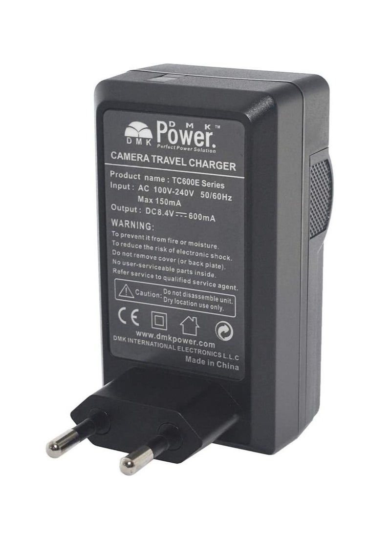 DMK Power EN-EL8 TC600E Charger Compatible with Nikon Coolpix P1 P2 S1 S2 S3 S5 S6 S7 S7c Coolpix S8 S9 S50 S51 S51c S52 S52c Cool-Station MV-11 MV-121