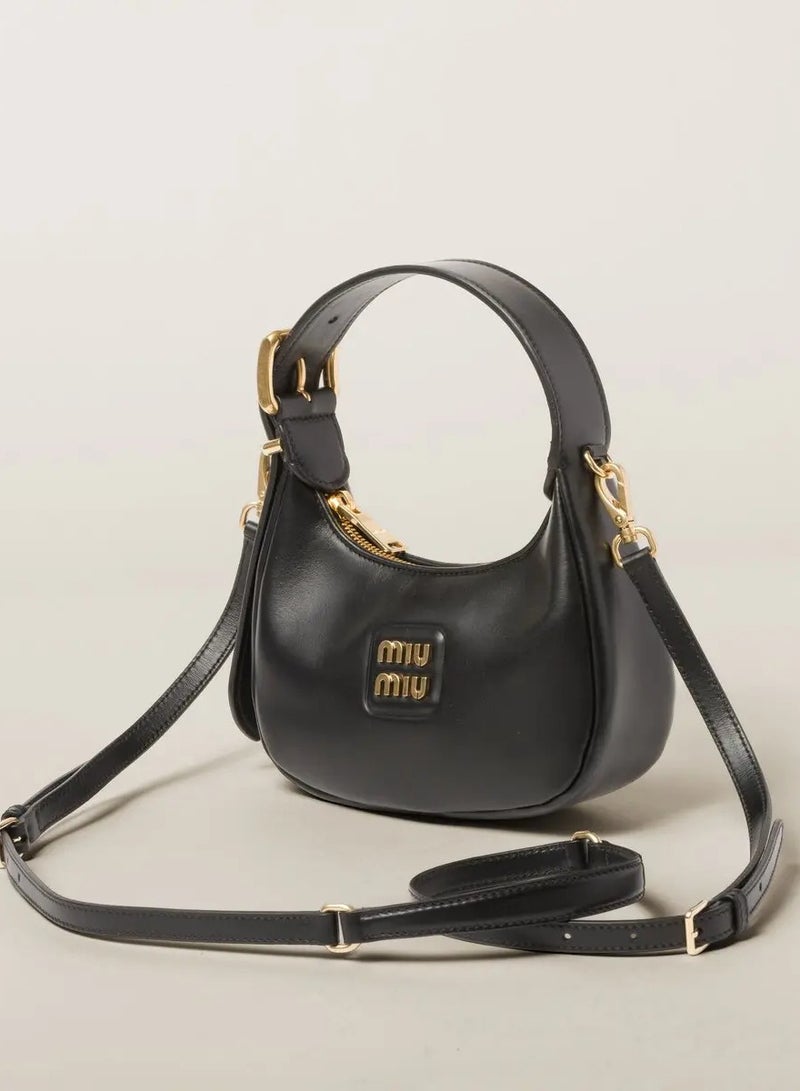 MIU MIU Leather hobo bag shoulder  - Image 3