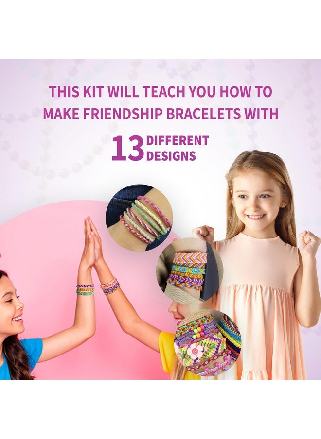 Spice Box - Friendship Bracelet Making Kit For Girls Kids Best Friend Diy String Jewelry Arts And Crafts Activity Set For Children Multicolor (7410) - Image 1