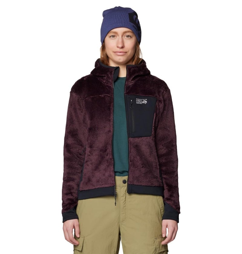 Mountain Hardwear Women's Polartec High Loft Hoody, BlackBerry, Large - Image 4