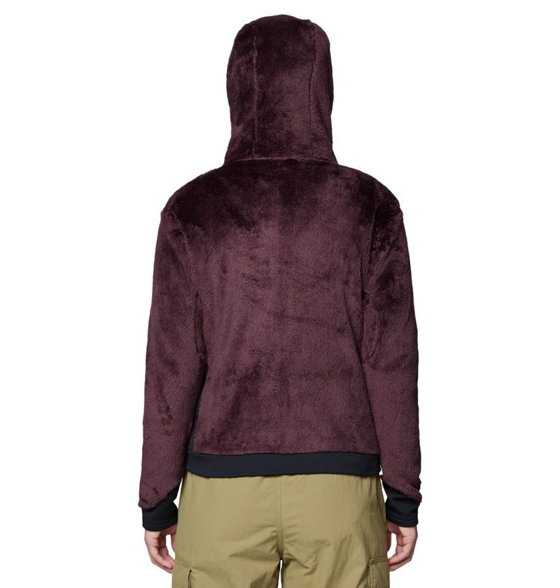 Mountain Hardwear Women's Polartec High Loft Hoody, BlackBerry, Large - Image 2
