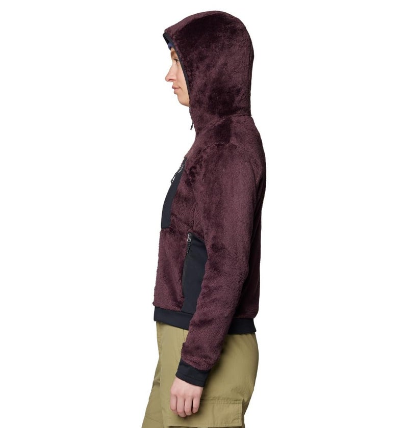 Mountain Hardwear Women's Polartec High Loft Hoody, BlackBerry, Large - Image 3