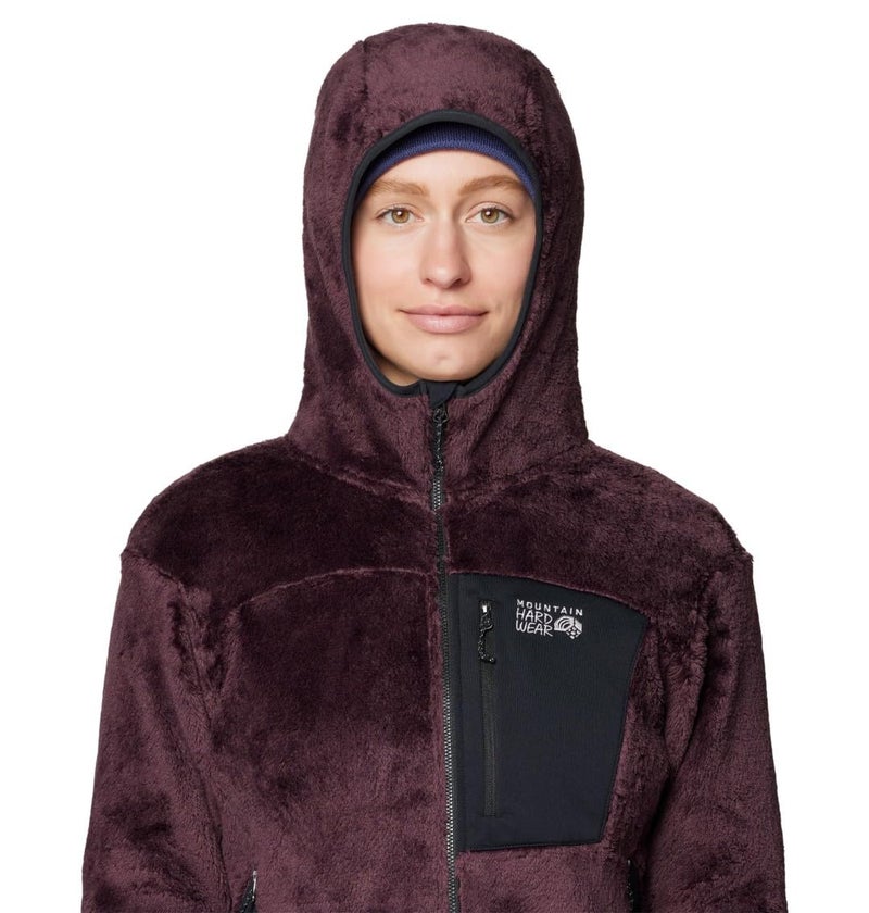 Mountain Hardwear Women's Polartec High Loft Hoody, BlackBerry, Large - Image 5