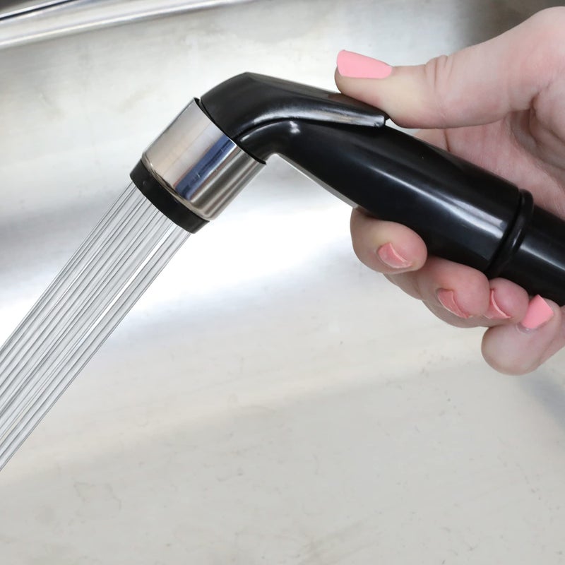Danco 10345 9D000 Faucet Side Spray Head, Black - Image 3