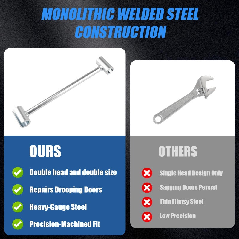 Siapupy 14-19mm (0.55-0.75in) Door Hinge Adjustment Tool - Heavy-Duty Hinge Adjustment Wrench, Door Gap Adjustment Tool for Flag Hinges Only, Ideal for Home Door Repair and Residential Door Hinge Tool - Image 3