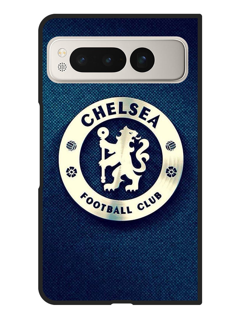Theodor Protective Case Anti Scratch Shock Proof Bumper Cover for Google Pixel Fold Chelsea Blue - Image 1