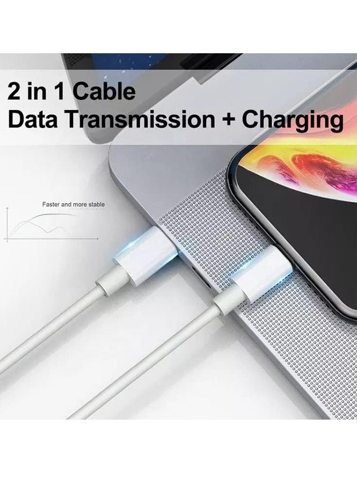 USB C to Lightning Cable 20W Fast Charging [MFi Certified] Compatible with iPhone 13 Pro Max/12/11 Pro/X/XS/XR/8 Plus/AirPods Pro, 1M, White