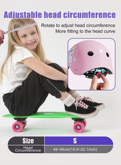 URbazaar 7 PCS Kids Helmet Adjustable Protective Gear Set with Elbow Knee Wrist Pads for Multi-Sports Skateboarding Bike Riding Scooter Inline skatings Longboard Roller Skate  - Image 4