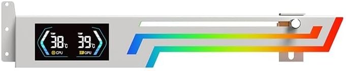 Compatible for Power Train Z-X6 Graphics Card Bracket Temperature Display 5V 3PIN ARGB Aura SYNC VGA Holder(WE Digital Display) - Image 5