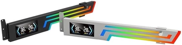 Compatible for Power Train Z-X6 Graphics Card Bracket Temperature Display 5V 3PIN ARGB Aura SYNC VGA Holder(WE Digital Display) - Image 3