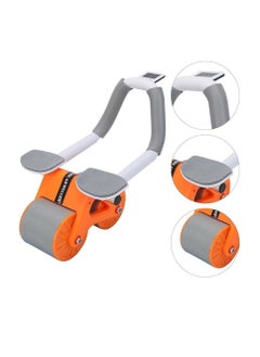 Automatic Rebound Ab Abdominal Exercise Roller Wheel With Elbow Support and Timer Abs Roller Wheel Core Exercise Equipment For Men Women Ab Roller