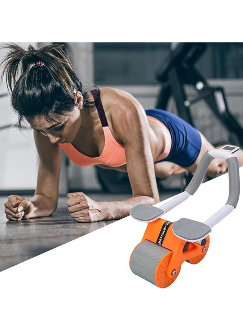 Yuwell - Automatic Rebound Ab Abdominal Exercise Roller Wheel With Elbow Support and Timer Abs Roller Wheel Core Exercise Equipment For Men Women Ab Roller - Image 1