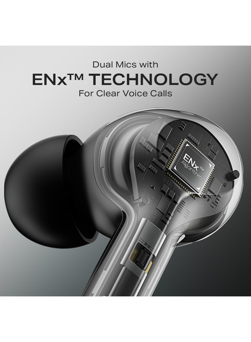 boAt Airdopes 71 Tws Earbuds With 40 Hours Playtime, Dual Mics With Enxtm, Asap Charge, Iwp, Beast Mode With 50 Ms Low Latency, Ipx4 & Pocketable Id Active Black - Image 4