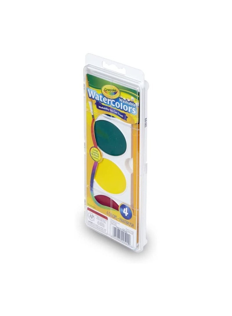 Crayola Watercolors W/ Plastic Handled Brush - Image 3