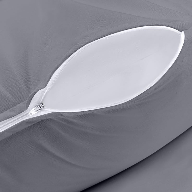 Utopia Bedding 4 Pack Waterproof Pillow Protectors with Zipper Standard Size (Gray), Bed Bug and Dust Mite Proof Pillow case Covers, Moisture Wicking Pillow Encasements 20 x 26 Inches - Image 3