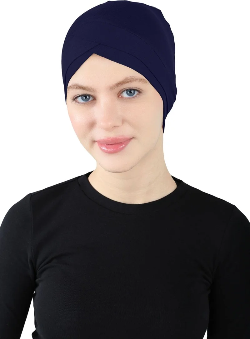 إيكاردين Cross-over Bonnet - St 060 Navy Blue