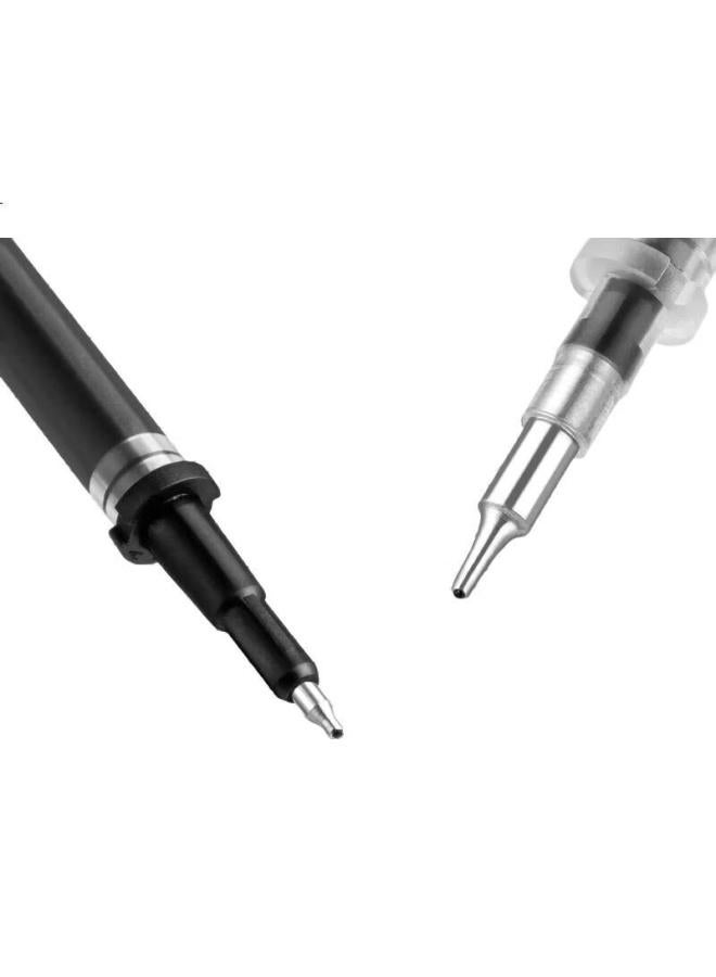 Aihao Universal Pen Refills, 0.5Mm, Pull-Off Cap, Gel Ink, Compatible With Cs Pen Tips, Black, For Signature Pens, 40 Pieces, Dz1830 - Image 3