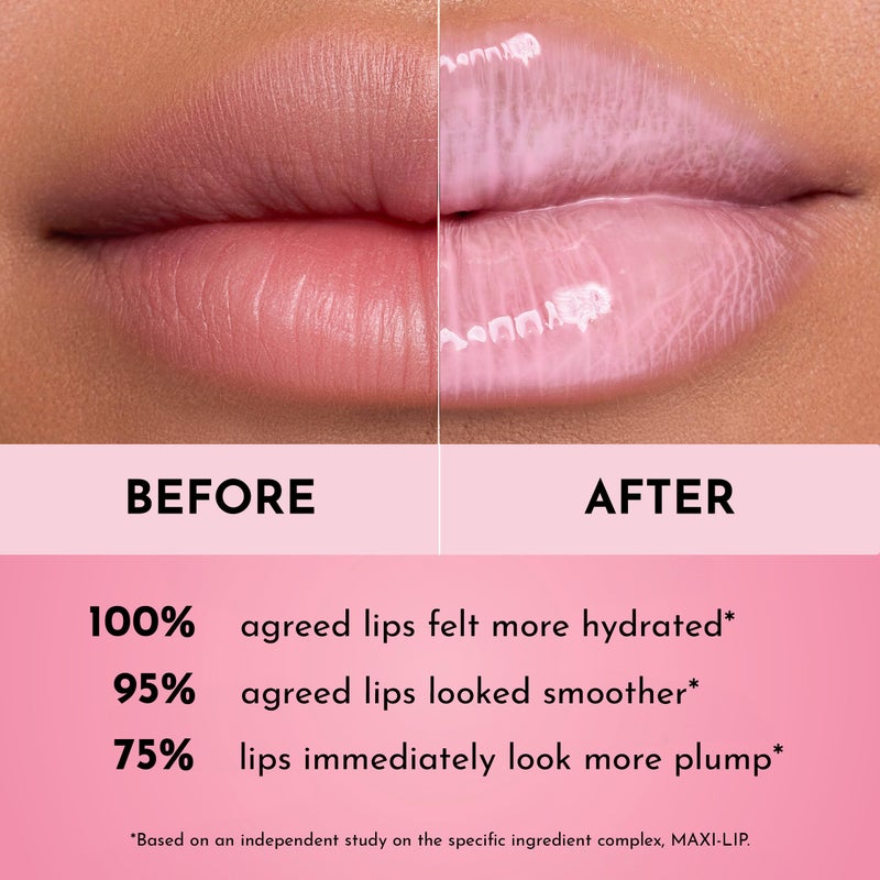 Lawless Forget the Filler Lip Plumping Line Smoothing Gloss - Strawberry Milkshake - Premium Volumizing Lip Gloss with Natural Ingredients Designed to Plump, Firm, and Hydrate Lips 0.11 oz - Image 4