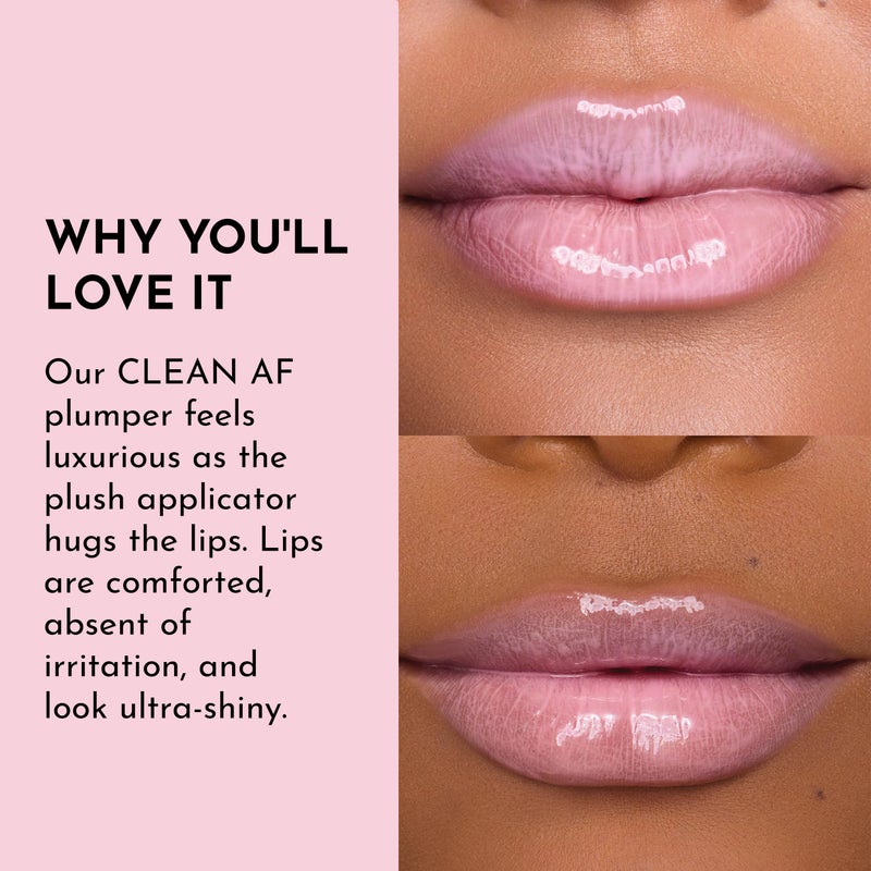 Lawless Forget the Filler Lip Plumping Line Smoothing Gloss - Strawberry Milkshake - Premium Volumizing Lip Gloss with Natural Ingredients Designed to Plump, Firm, and Hydrate Lips 0.11 oz - Image 5