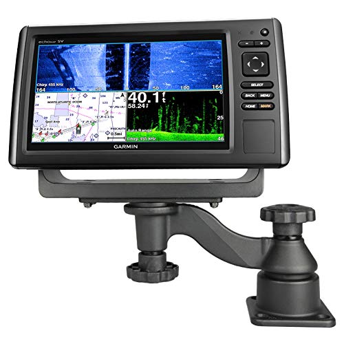 RAM Mounts حامل RAM أفقي 6" ذراع متأرجح لأجهزة كشف السمك ورسم الخرائط RAM-109HU متوافق مع Garmin و Humminbird و Lowrance والمزيد - Image 2