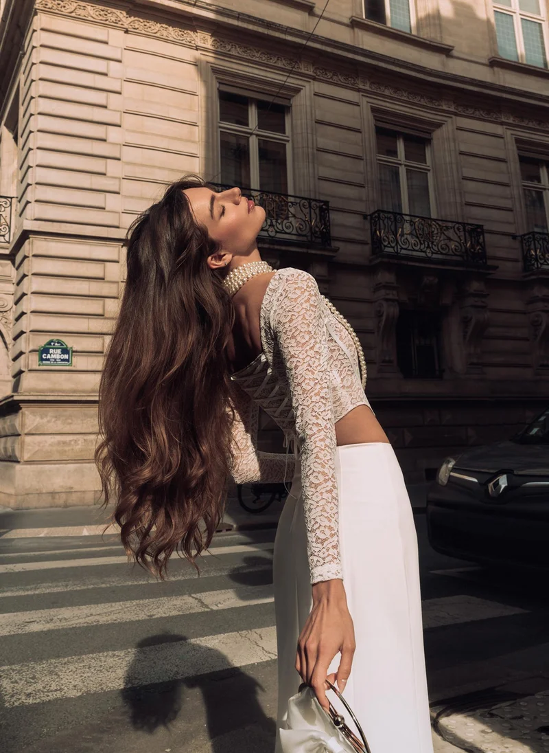 Lichi Lace corset top