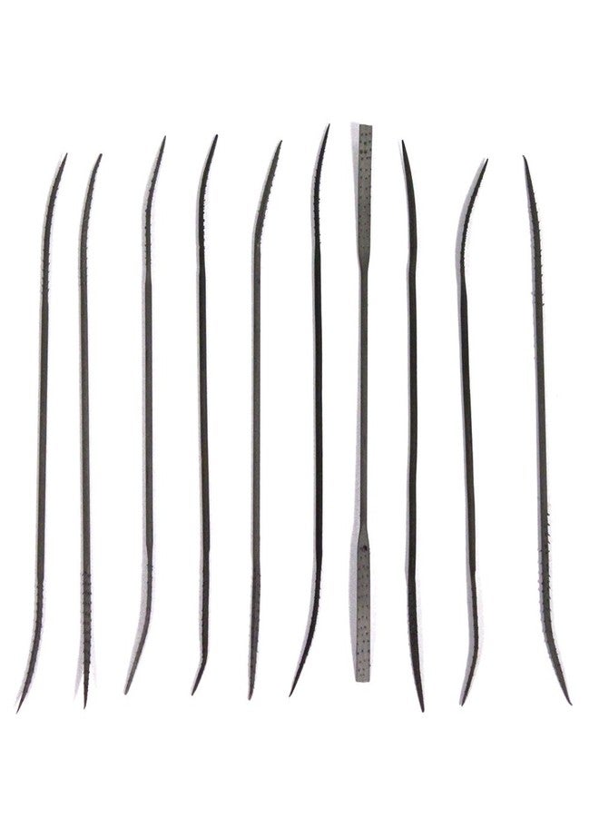 Universal Tool 10pc Wood Rasp Riffler File Set Double Ended 175mm - Image 1