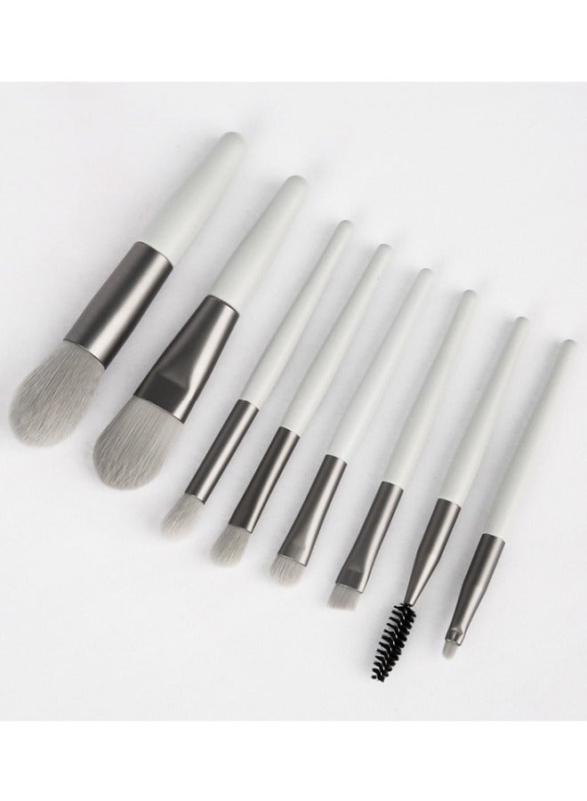 Makeup Brushes,Makeup Brush Set Mini, 13 Pcs TravelMake Up Brush Kit,Cosmetic Brushes for Face FoundationBlush Eye Shadow (Green) - Image 2