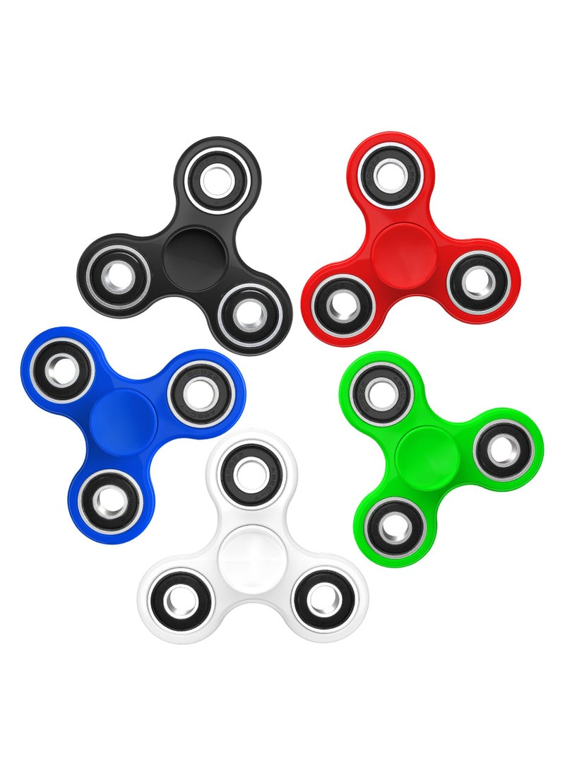 Finger Spinner Toy 5-Piece Set, Finger Spinning Toy 5-Piece Set, Sensory Hand Finger Spinner Set, Anxiety Relief Toy, Stress Relief Toy, Children's and Adult Party Gift Bag, Children's Classroom Prize - Image 1