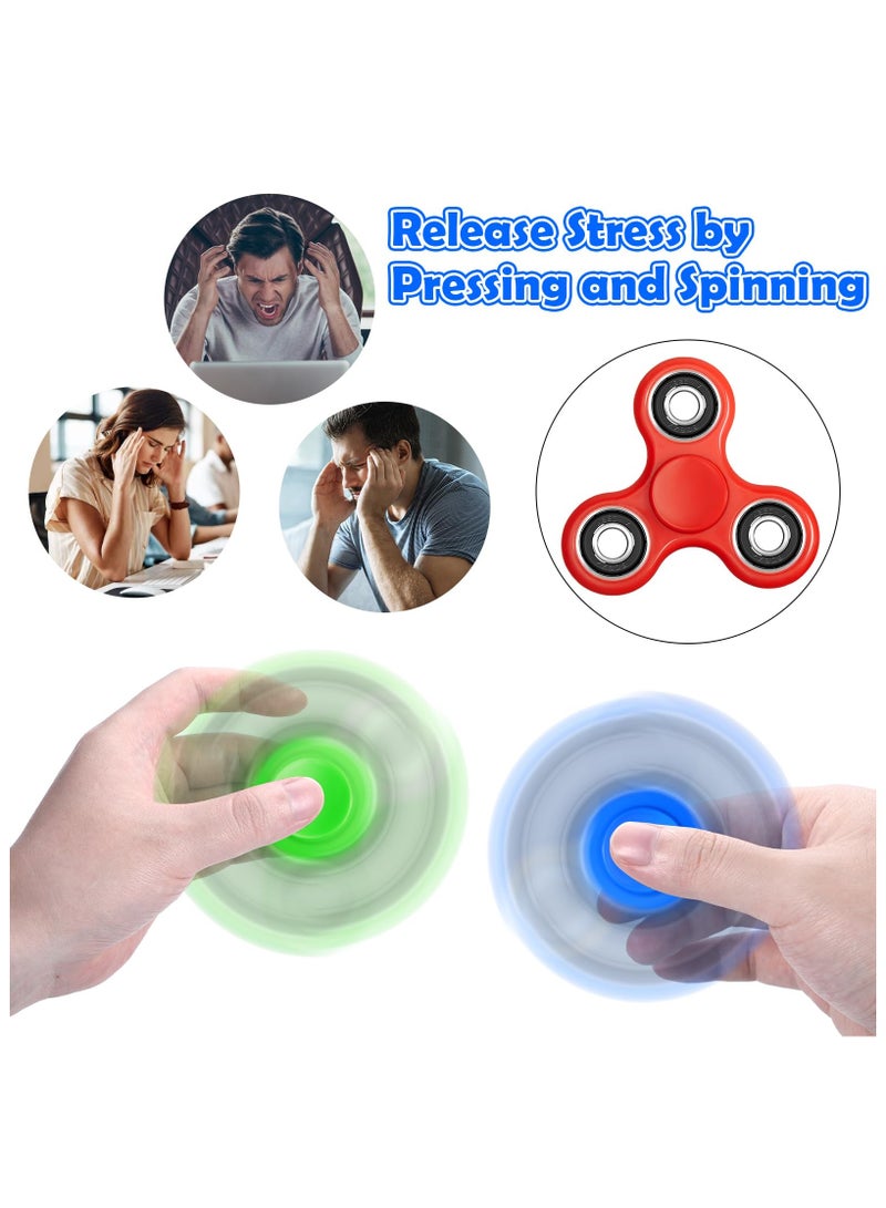 Finger Spinner Toy 5-Piece Set, Finger Spinning Toy 5-Piece Set, Sensory Hand Finger Spinner Set, Anxiety Relief Toy, Stress Relief Toy, Children's and Adult Party Gift Bag, Children's Classroom Prize - Image 4