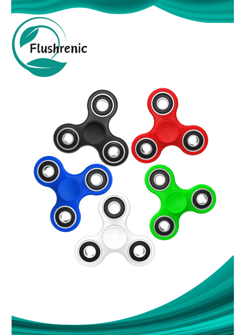 مجموعة ألعاب الدوران بالأصابع المكونة من 5 قطع، مجموعة ألعاب الدوران بالأصابع المكونة من 5 قطع، مجموعة ألعاب الدوران الحسية للأصابع، لعبة تخفيف القلق، لعبة تخفيف التوتر، حقيبة هدايا للأطفال والكبار، جائزة الفصل الدراسي للأطفال - Image 1